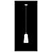 Sospensione Con 1 Luce Conica Da 60, W, Diametro 15 Cm Bianco - Foto miniatura 1