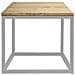 Comodino Icub stile industriale vintage - Bianco - 40x40x45 cm - Foto miniatura 1
