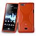 Custodia Compatibile Con Sony Xperia Miro In Rosso Cremisi - Coperchio Protettivo In Silicone Tpu Flessibile - Foto miniatura 1