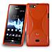 Custodia Compatibile Con Sony Xperia Miro In Rosso Cremisi - Coperchio Protettivo In Silicone Tpu Flessibile - Foto miniatura 4