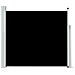 Tenda Laterale Retrattile Per Patio 100x300 Cm Nera - Foto miniatura 1