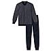 Schlafanzug Lang V-ausschnitt' Pigiama, Blu Scuro, Xxxxl Uomo - Foto miniatura 3