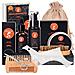 Beard Grooming Kit Per 10 In 1 Regalo Barba Cura Unici Per Gli Uomini Barba Olio Spazzola Barba Barba Pettine Barba Balm Barba Shampoo Modellazione Pettine E Baffi Forbici Barba Crescita Ed Accessori Kit - Foto miniatura 1