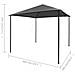 Gazebo 3x3 M Antracite In Tessuto E Acciaio 180 G / m - Foto miniatura 5