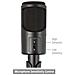 Microphone Pro, 3,5mm Jack, Black Multimedia Microphone W. Stand (ew3552)  - Foto miniatura 5