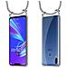 Catena Di Telefoni Cellulari Compatibile Con Asus Zenfone Max M2 In Grigio Argento - Coperchio Protettivo In Silicone Con Anelli D'argento, Cinturino In Corda E Custodia Staccabile - Foto miniatura 8