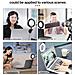 Kit Illuminazione Video Ring Light Usb Live Streaming Con Treppiede E Supporto A Ventosa - Foto miniatura 3