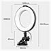 Kit Illuminazione Video Ring Light Usb Live Streaming Con Treppiede E Supporto A Ventosa - Foto miniatura 5