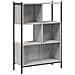 Libreria Grigio Sonoma 72x28x109 Cm In Legno Multistrato - Foto miniatura 2