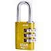 Lucchetto A Combinazione Combi30 Giallo Alluminio Acciaio Cromato (3 Cm) - Foto miniatura 1