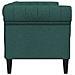 Divano Chesterfield A 2 Posti Verde Scuro In Tessuto - Foto miniatura 4