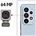 Fotocamera Posteriore Principale 64mp Per Samsung Galaxy A53 5g, Nero - Foto miniatura 2