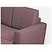 Divano Yasel 2 Posti Medio (due Sedute Da 70cm) + Pouf Misure Esterne L. 172 P. 145 Colore Prugna - Foto miniatura 2