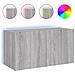 Mobile TV a Parete con Luci LED Grigio Sonoma 80x35x41 cm - Foto miniatura 1