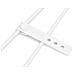 Cavo di collegamento in silicone Lightning, USB-A - Lightning 0,5 m, bianco - Foto miniatura 3