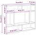 Scaffale a Parete Rovere Artigianale 75x16x55 cm in Truciolato - Foto miniatura 7