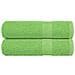 Asciugamani 2 Pz Verde Mela 50x100 Cm 360 G/m 100% Cotone - Foto miniatura 1