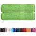 Asciugamani 2 Pz Verde Mela 50x100 Cm 360 G/m 100% Cotone - Foto miniatura 2