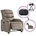 Poltrona Reclinabile Massaggio Elettrica Cappuccino Similpelle - Foto miniatura 5