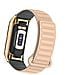 Elegante Cinturino Magnetico In Silicone Per Fitbit Charge 6 Apricot - Foto miniatura 6