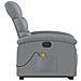 Poltrona Alzapersona Massaggi Elettrica Grigio Chiaro Tessuto - Foto miniatura 9