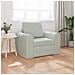 Divano Letto 2-in-1 Grigio Chiaro 98x71x83 cm Velvet - Foto miniatura 2