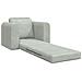 Divano Letto 2-in-1 Grigio Chiaro 98x71x83 cm Velvet - Foto miniatura 4