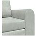 Divano Letto 2-in-1 Grigio Chiaro 98x71x83 cm Velvet - Foto miniatura 8
