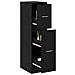 Armadio da Fattore Quercia Nera 30x41x118 cm Legno Ingegnerizzato - Foto miniatura 3