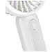 Ventilatore Portatile Silenzioso A 3 Velocità Con Batteria E Supporto Per Telefono, Bianco - Foto miniatura 2