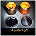 Set Di 2 Candele Profumate Arancia E Cioccolato Con Contenitori - Foto miniatura 3