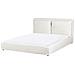 Letto Ad Acqua Velluto Bajonna 160 X 200 Cm Bianco Sporco - Foto miniatura 2