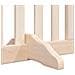 Cancello per Cani Pieghevole 6 Pannelli 480 cm Legno di Pioppo - Foto miniatura 6