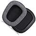 Cuscinetti Auricolari Di Ricambio Per Cuffie Logitech G633 G933 - Cotone Grigio - Foto miniatura 3