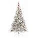 Albero di Natale artificiale con luci integrate Argento 240 cm - Foto miniatura 3