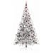 Albero di Natale artificiale con luci integrate Argento 240 cm - Foto miniatura 4