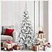 Albero di Natale Artificiale con Rami Pieghevoli Bianco 180 cm - Foto miniatura 2