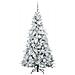 Albero di Natale Artificiale con Rami Pieghevoli Bianco 180 cm - Foto miniatura 4