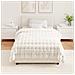 Coperta in Pelliccia di Coniglio Finta 4 pcs Bianco - Foto miniatura 4
