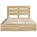 Letto con Contenitore con testiera Rovere Sonoma 150 x 200 cm - Foto miniatura 8