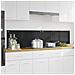 Rivestimento da Cucina 2 pcs Nero 90 x 40 cm vetro temperato - Foto miniatura 2