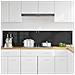 Rivestimento da Cucina 2 pcs Nero 90 x 40 cm vetro temperato - Foto miniatura 3