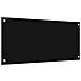 Rivestimento da Cucina 2 pcs Nero 90 x 40 cm vetro temperato - Foto miniatura 6
