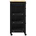 Carrello da Cucina MONZA Nero 84 x 40 x 88,5 cm - Foto miniatura 6