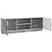 Mobile TV Grigio Cemento 150 x 31 x 47 cm Legno ingegnerizzato - Foto miniatura 3