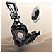 Custodia Apple Airtag 1/2 Nera In Kevlar Pro - Foto miniatura 3