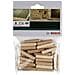 50 Tasselli In Legno, Zigrinati, 6x30 Mm - Foto miniatura 2