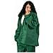Impermeabile da Lavoro in Poliestere / Pvc Tg. XL Completo colore Verde - Foto miniatura 1