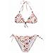 Bikini Donna Exotic Triangle M Bianco Fantasia - Foto miniatura 1