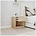 Comodini 2 pz con Cassetto Colore Rovere - Foto miniatura 4